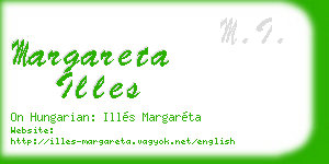 margareta illes business card