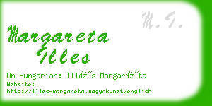margareta illes business card